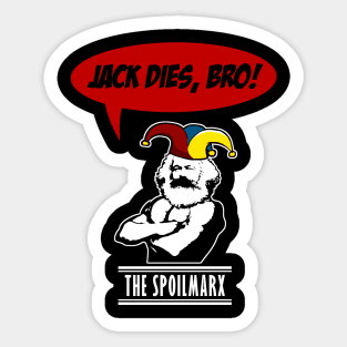 Marx is Spoilmarx, Spoiler Masterx! Sticker